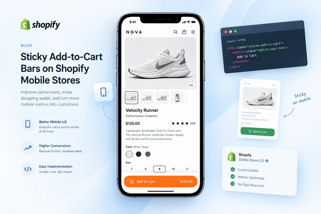 Implementing Sticky Add-To-Cart Bars on Shopify Mobile Storefronts