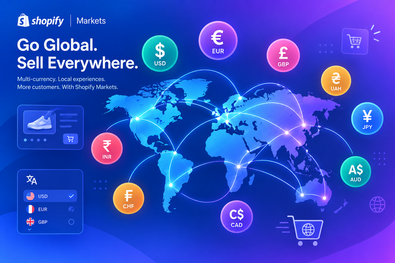 Native Multi-Currency & Internationalization with Shopify Markets