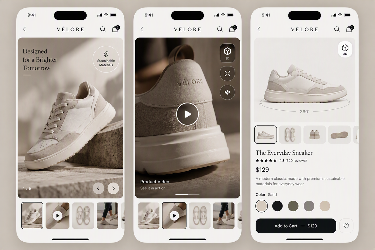 Touch-Optimized Media Galleries