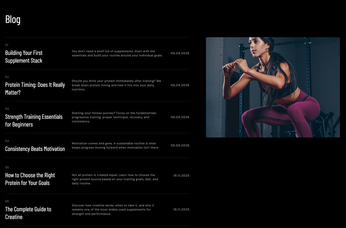 Interactive Editorial Blog Grid
