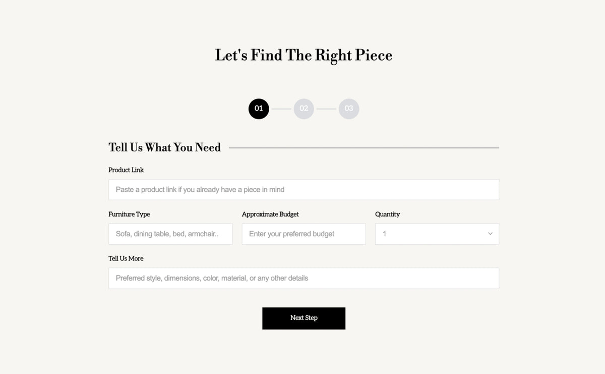 Multi-Step Interactive Quote Builder