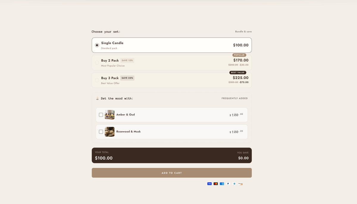 JSON Metafield Bundle & Price Calculator