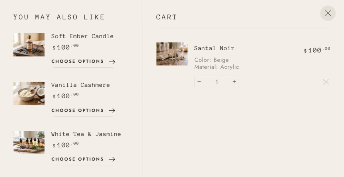 PDP & Slide-Out Cart Upsell Engine